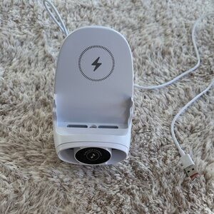 White Wireless Charging Stand